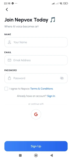 Nepvox AI Screenshot 1