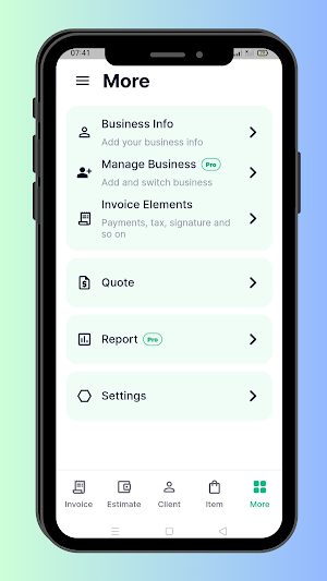 Bill Click - Invoice Maker Screenshot 0