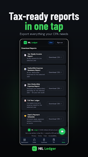 NIL Ledger Screenshot 3
