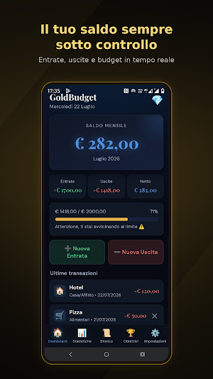 GoldBudget - Budget Planner Screenshot 0