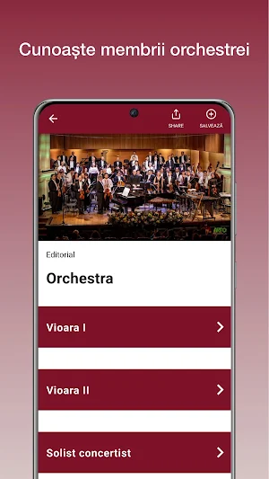 Filarmonica Sibiu App Screenshot 2