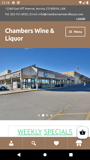 Chambers Wine & Liquor Screenshot 0