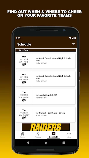 North Farmington Raiders Screenshot 1