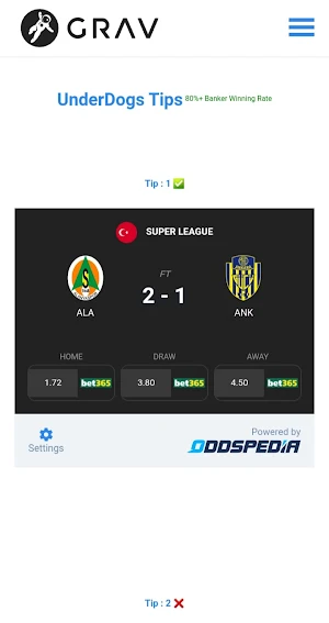Daily Soccer Value Tips Screenshot 0