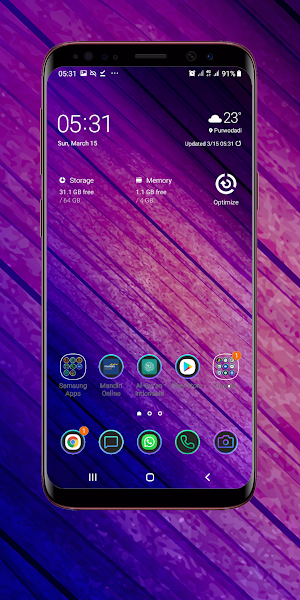 Light Purple Wallpaper Screenshot 0