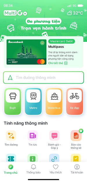 MultiGo - Trọn vẹn hành trình Screenshot 2