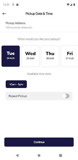 Pinstripe Dry Cleaning Screenshot 1
