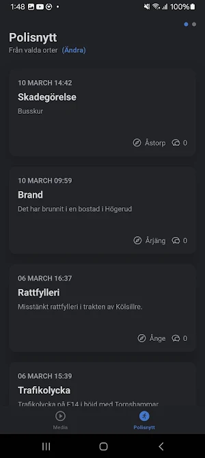 Polisnytt Screenshot 2