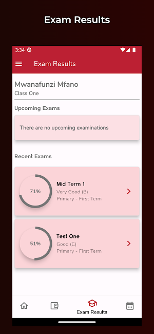 Millennium School App Screenshot 2