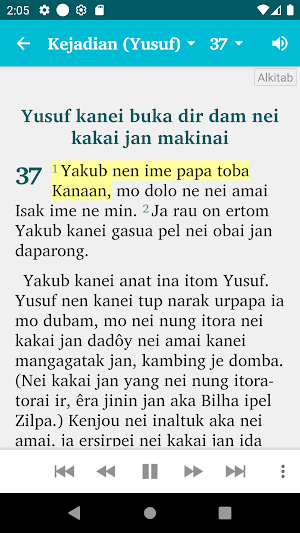 Alkitab TarBar Screenshot 2