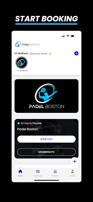 Padel Boston Screenshot 1