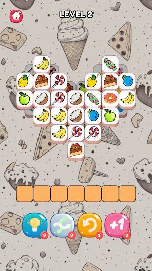 Food Match - Triple Tile Screenshot 3