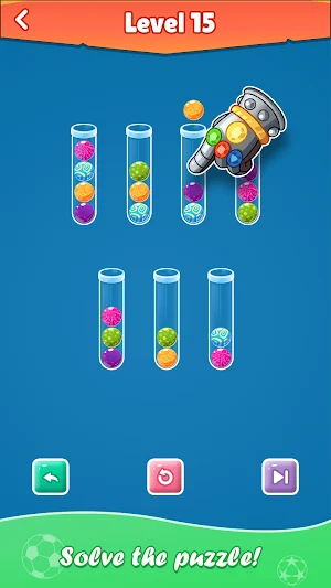Bubble Sort puzzle-Sort Ball P Screenshot 0