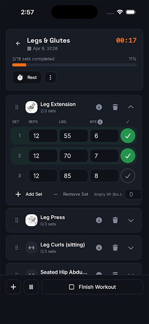 smrtlyFit Screenshot 2