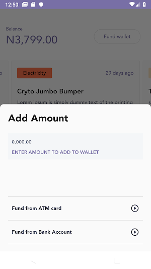 DE Wallet Screenshot 1