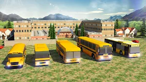 School Bus: Up Hill Driving Screenshot 2