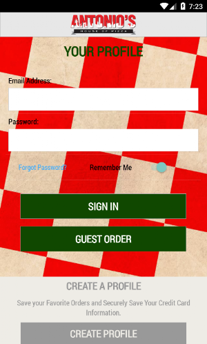 Antonio’s House of Pizza Screenshot 0
