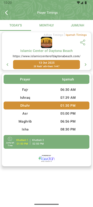 Islamic Center Daytona Beach Screenshot 2