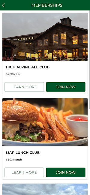 MAP Brewing Company Screenshot 1
