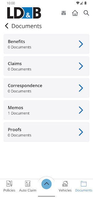 Your LD&B - Mobile Client App Screenshot 2