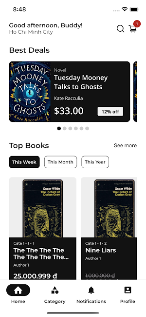 C92 Book E-Store Screenshot 1