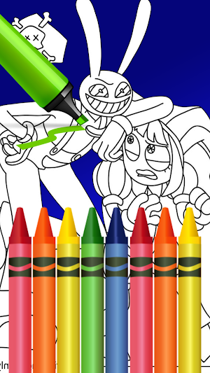 Virtual Circus Coloring Book Screenshot 1