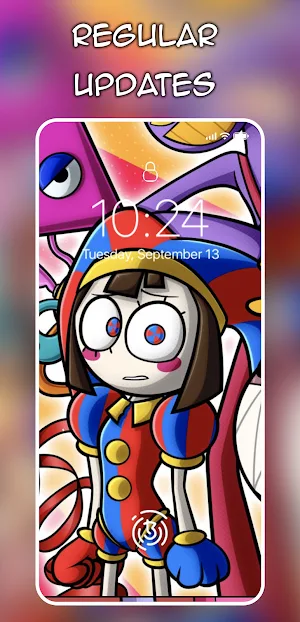 Digital Circus Walls Pomni 4K Screenshot 1