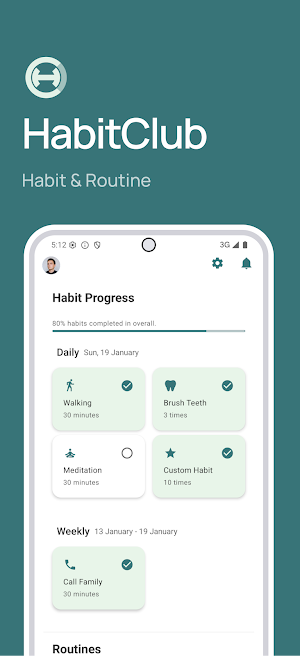 Habit & Routine - HabitClub Screenshot 0