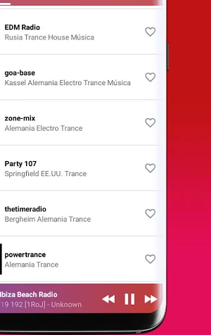 Trance Music Radio Screenshot 1