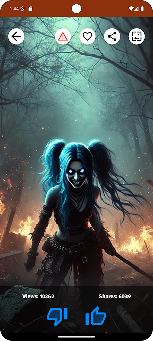 Horror & Scary Wallpapers HD Screenshot 0