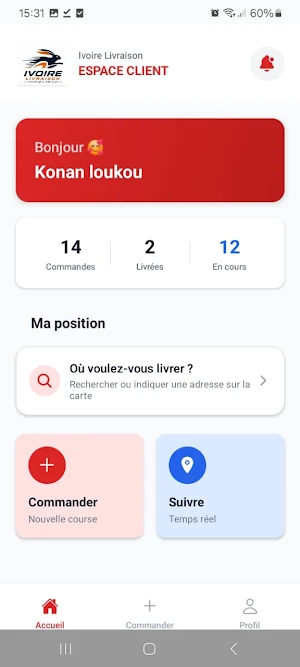 IVOIRE LIVRAISON Screenshot 3