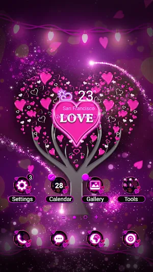 Love And Heart Tree- Wallpaper Screenshot 0
