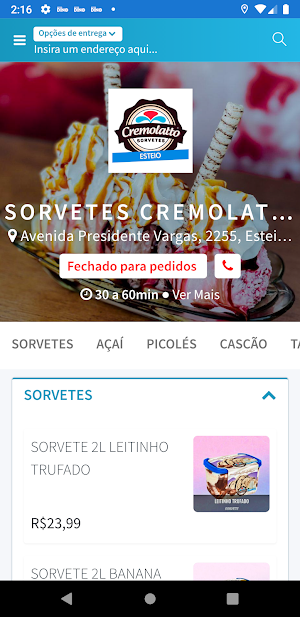 Cremofood Screenshot 0