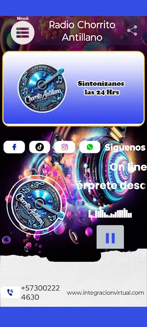 Radio Chorrito Antillano Screenshot 1