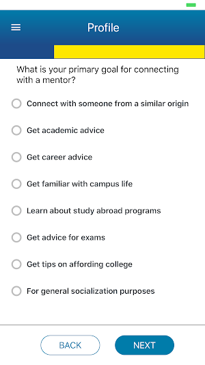 UCLA MentorMatch Screenshot 1