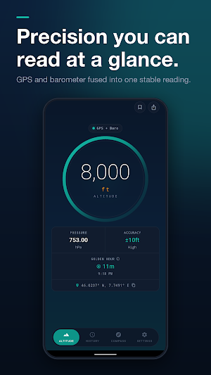 Altimeter: Compass & GPS Screenshot 3