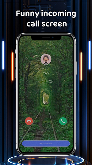 Funny incoming call screen Screenshot 1