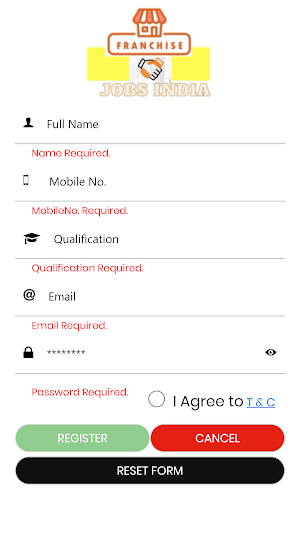 FRANCHISE AND JOBS INDIA Screenshot 2