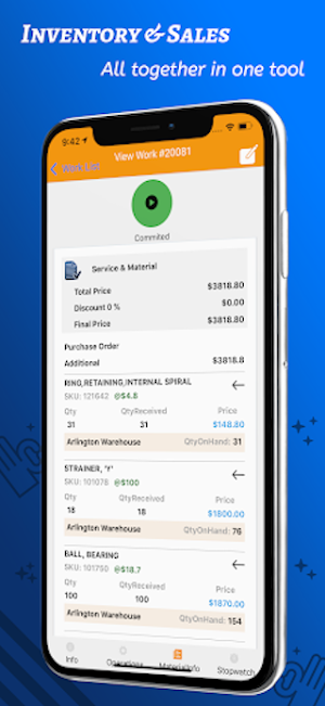 Work Order eXchange - VercX Screenshot 1