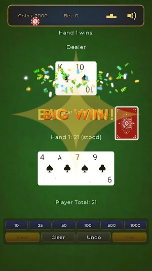 Casual Blackjack 21 Screenshot 0
