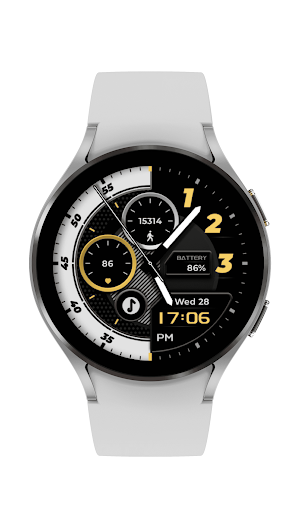 Black and white watch face Screenshot 2