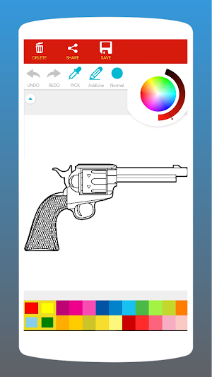 War Weapons Coloring Book Screenshot 1