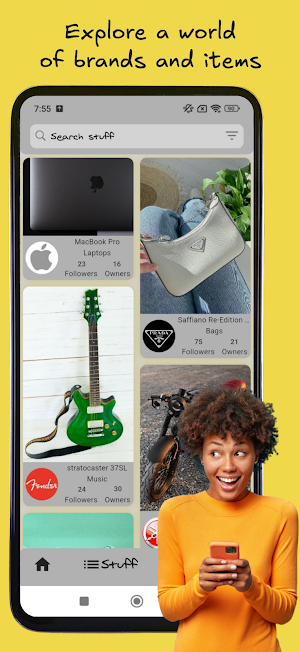 myStuff - Tangible Network Screenshot 0
