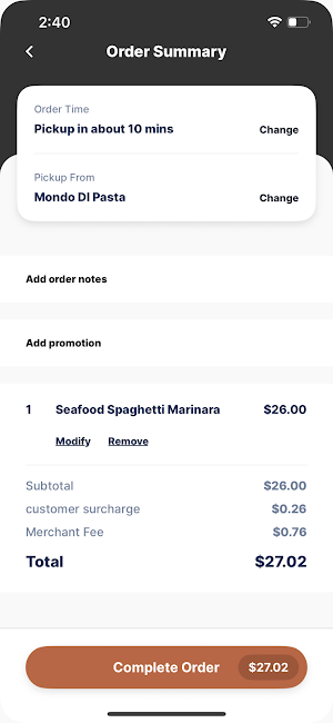 Mondo Di Pasta Screenshot 2