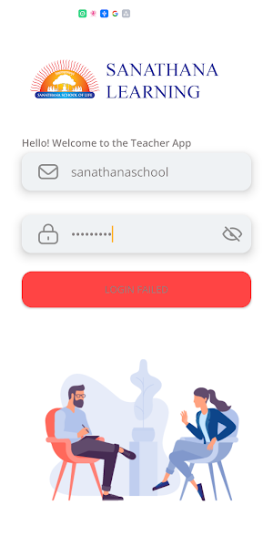 SANATHANA Teacher App Screenshot 0