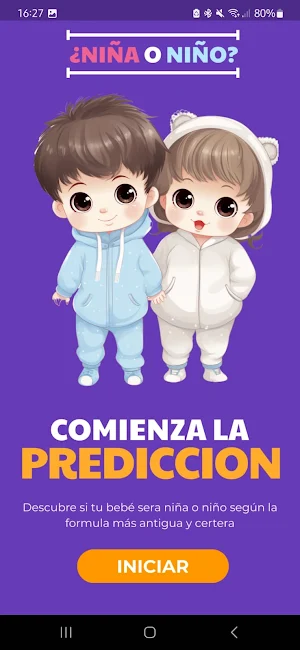 Niño o niña predicción Screenshot 1