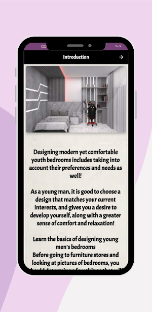 Youth Bedroom Design Screenshot 1