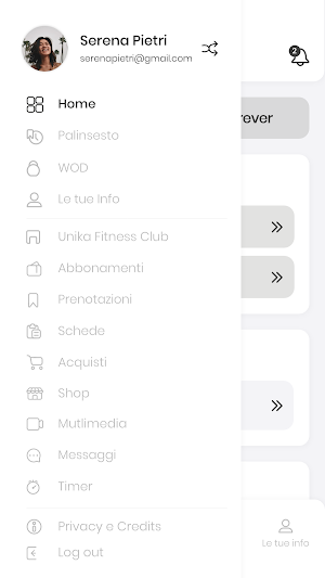 Unika Fitness Club Screenshot 2