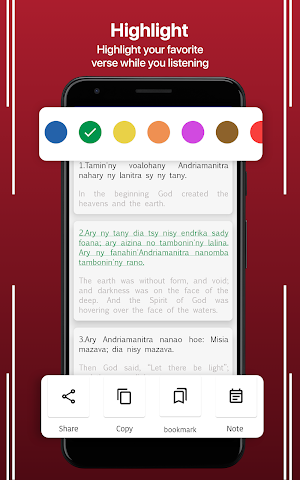 Malagasy English Bible Screenshot 1