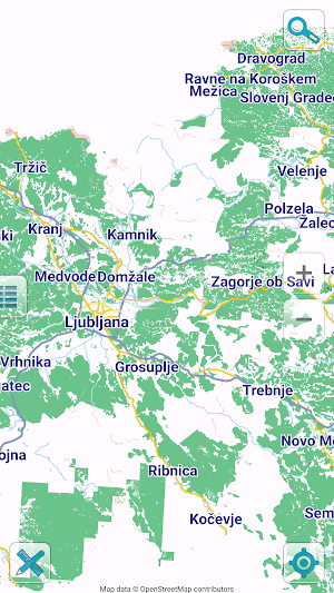 Map of Slovenia offline Screenshot 0